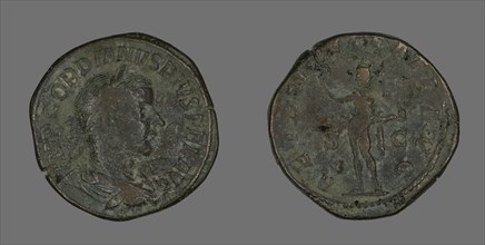 Sestertius (Coin) Portraying Emperor Gordianus, 241.