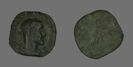 Sestertius (Coin) Portraying Emperor Maximinus, 235-238.