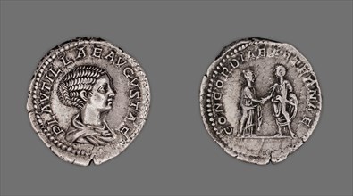 Denarius (Coin) Portraying Plautilla, 202-205, issued by Septimius Severus.
