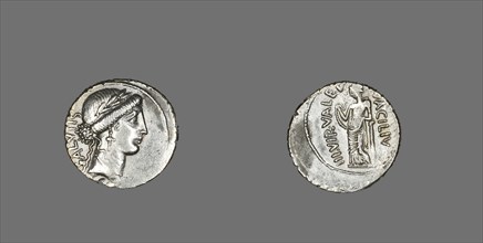 Denarius (Coin) Depicting the Goddess Salus, 49 BCE.