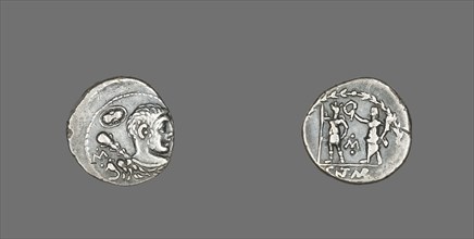 Denarius (Coin) Depicting the Hero Hercules, 100 BCE.