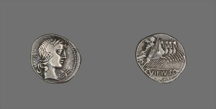 Denarius (Coin) Depicting the God Apollo, 90 BCE.
