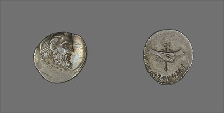 Denarius (Coin) Depicting the Mask of Pan, 48 BCE.