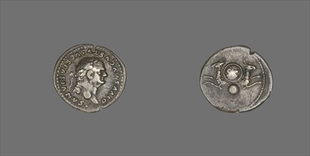 Denarius (Coin) Portraying Emperor Vespasian, 80-81.