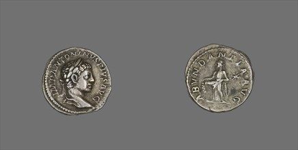 Denarius (Coin) Portraying Emperor Elagabalus, 222.