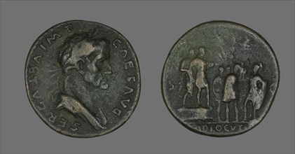 Sestertius (Coin) Portraying Emperor Galba, 68.