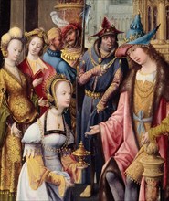 King Solomon Receiving the Queen of Sheba, 1515/20. Detail from a larger artwork.