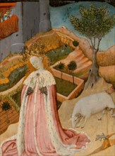 Saint George and the Dragon, 1434/35. Detail from a larger artwork.
