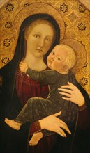 Virgin and Child, c. 1450. Detail from a larger artwork.