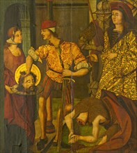 The Beheading of Saint John the Baptist, 1490/1500. Detail from a larger artwork.