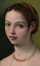 Portrait of a Lady, 1550/60. Detail from a larger artwork.