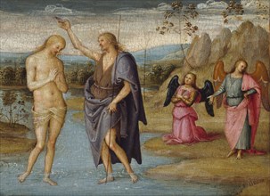 The Baptism of Christ, 1500/05. Detail from a larger artwork.