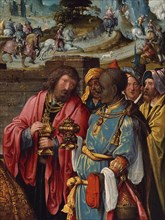 The Adoration of the Magi, 1515/25. Detail from a larger artwork.
