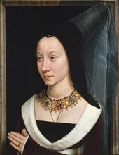 Maria Portinari (Maria Maddalena Baroncelli, born 1456), ca. 1470. Detail from a larger artwork.