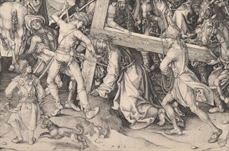 Christ Carrying the Cross, ca. 1475-80. Detail from a larger artwork.