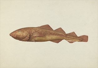 Fish Woodcarving, probably 1938.