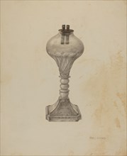 Whale Oil Lamp, c. 1941.