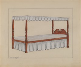 Four Poster Bed, c. 1937.