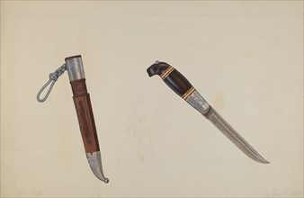 Trapper's Hunting Knife, 1935/1942.