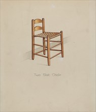 Shaker Two Slat Chair, c. 1936.