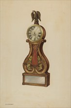 Lyre Clock, c. 1938.