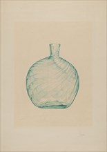 Glass Pocket Flask, c. 1938.