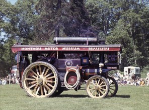 1921 Burrell Traction Engine at Beaulieu steam engine rally in late 1960's.