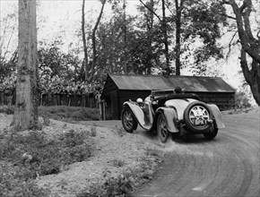 1934 Bugatti Type 55 competing in the Prescott Hill Climb, Gloucestershire. Creator: Unknown.
