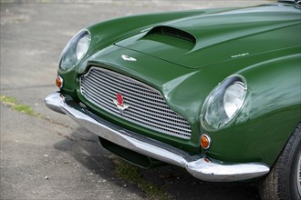 1961 Aston Martin DB4 GT previously owned by Donald Campbell. Creator: Unknown.