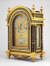 Table Clock, France, c. 1675. Creators: Andre-Charles Boulle the Elder, Nicolas Gribelin.