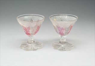 Set of Two Wine Glasses, Friesland, 19th century. Creator: Unknown.