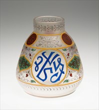 Vase, Silesia, c. 1900. Creators: Fritz Heckert Glass Refinery and Glassworks, Otto Thamm, Adolph Heyden.