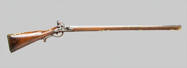 Flintlock Fowling Gun, Germany, c. 1770. Creator: Karl Starek.