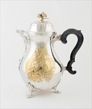 Coffee Pot, Sweden, c. 1780. Creator: Lorentz Lindegren.