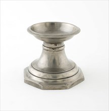 Footed Salt Cellar with Octogonal Base, Angers, c. 1830. Creator: Louis Alegre.