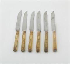 Set of Dinner Knives (10), Paris, 1789/1820. Creators: Martin-Guillaume Biennais, Pierre-Benoît Lorillon.