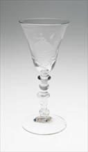 Wine Glass, Netherlands, Mid 18th century. Creator: Unknown.