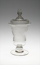 Birth Glass, Netherlands, c. 1750. Creator: Unknown.