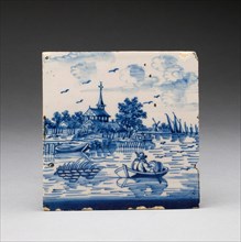Tile, Netherlands, 17th/18th century. Creator: Unknown.