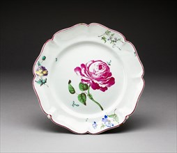 Plate, Niderviller, c. 1770. Creator: Niderviller Porcelain Factory.