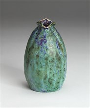 Vase with Pinched Neck, France, c. 1900. Creator: Pierre-Adrien Dalpayrat.