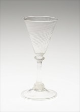 Wine Glass, Europe, 1700/50. Creator: Unknown.