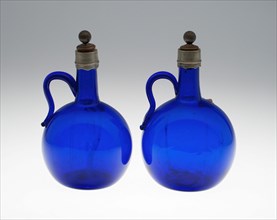 Pair of Bottles, United States, 19th century. Creator: Thomas Williamson.