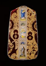 Chasuble with Orphrey Band, Spain, Chasuble: Late 15th cent; Band: Late 15th/early 16th century. Creator: Unknown.