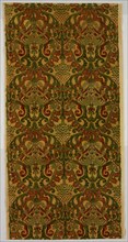 Panel (Formerly Furnishing Textiles), England, Late 1880s/early 1890s. Creator: Turnbull & Stockdale.