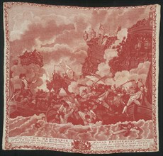 Handkerchief, England, 1794. Creators: Unknown, John Slack.