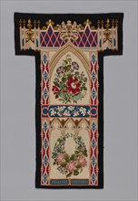Prie-Dieu Cover, England, c. 1857/60. Creator: Unknown.
