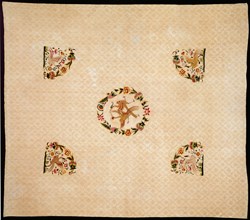 Bedcover, England, c. 1720. Creator: Unknown.