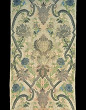 Panel (formerly a Curtain from a Sedan Chair), France, c. 1720. Creator: Unknown.