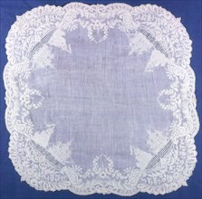 Handkerchief, France, 1825/75. Creator: Unknown.